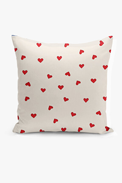 Filamente Double-Sided Digital Printing Throw Pillow Cover - Heart Pattern
