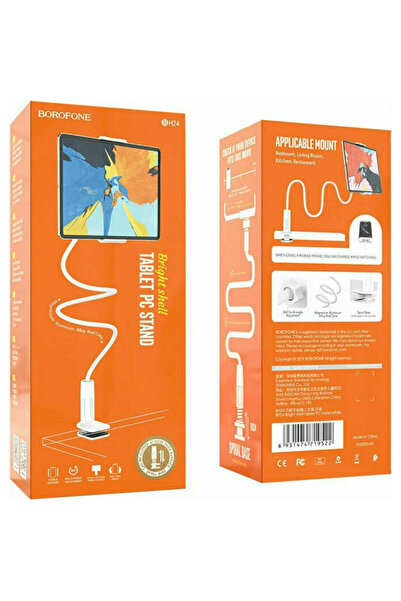 Borofone BH24 Βάση Tablet με Βραχίονα έως 10.6 " σε Λευκό χρώμα