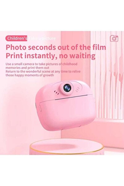 Generic KC02 Kids’ Instant Print Camera – Dual Lens, Ink-Free Printing, HD Sc...