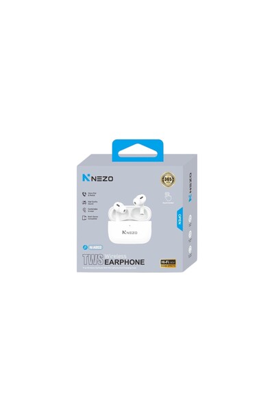 NEZO N-AR02 True Wireless Earbuds – Bluetooth 5.3 TWS Wireless Earphones With...