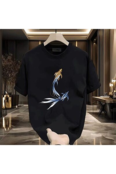 classy moda Unisex πολύχρωμο μπλουζάκι με στάμπα Oversize Streetwear Άνετη εφ...