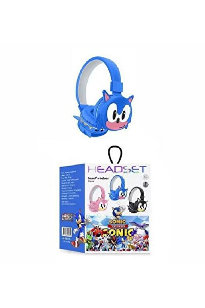 Sonic Sonic Wireless Headphones for Children with 3D Designs