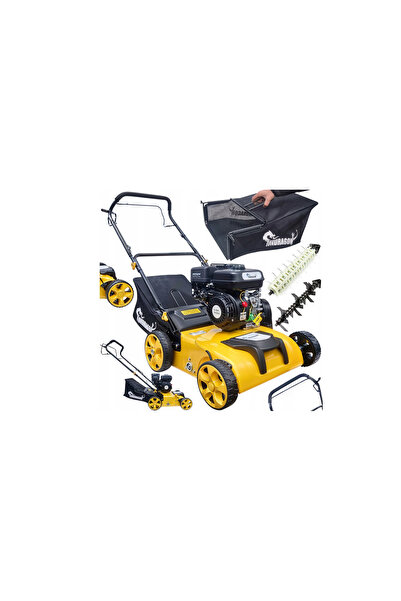 Ondragon Aerator / Scarificator pe benzină 3 în 1, capacitate coș 40 L, OD 5007