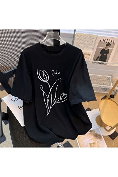 classy moda Unisex πολύχρωμο μπλουζάκι με στάμπα Oversize Streetwear Άνετη εφ...