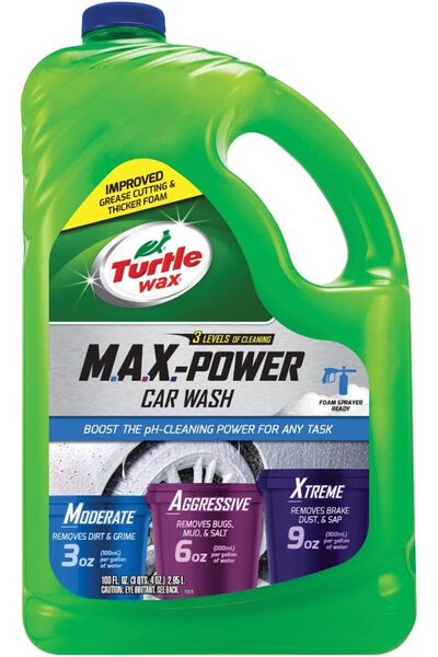 4X4 Road Power Turtle Wax Max Power Car Wash Shampoo 2.9L