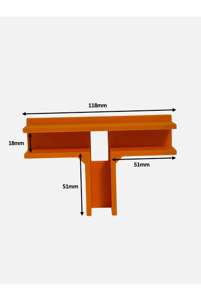 AXY PRINT Coltar T pentru montaj mobila PAL - 16mm / 18mm