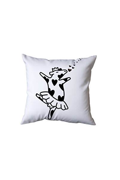 Beramussa Ballerina Cow Figure Pillow, Funny Gift