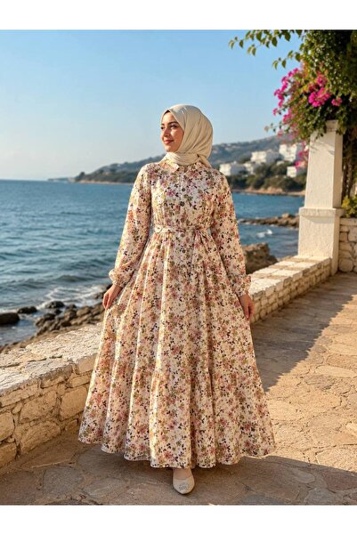 Moda Fatma modal dijital Elbise