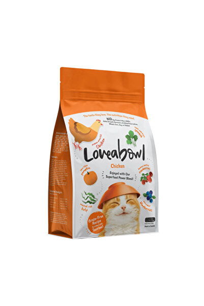 Loveabowl لوف ابول طعام قطط بالدجاج 1كج