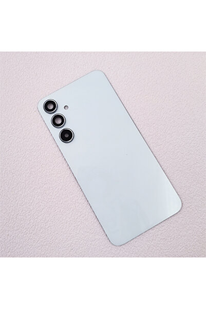 Choice3 غطاء خلفي زجاجي أبيض لـ A55 SM-A556E غطاء بطارية خلفي غطاء لوحة غلاف ...