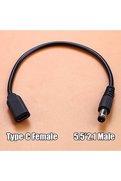 Choice1 Type-C F to 5521-M USB Type-C to DC 5.5*2.1mm Power Jack Conector Mal...