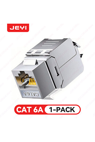 Choice1 JEYI Cat 6A-1pc JEYI RJ45 Cat7 CAT6A Keystone Jack Module Toolless ST...