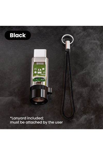 Choice3 balck Type-C Mini Portable Cigarette Lighter Windproof Energy Saving ...