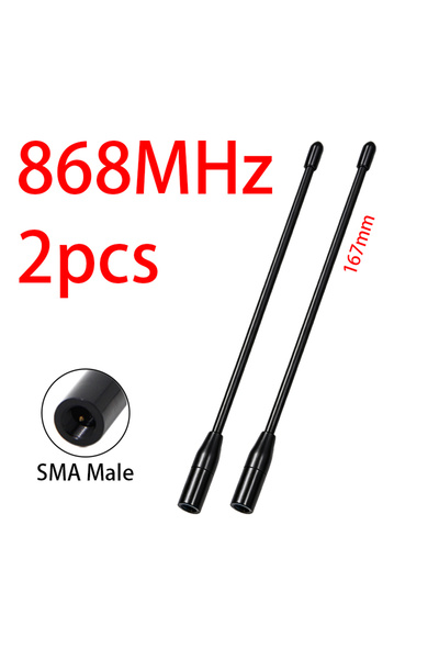 Choice3 868MHz 167mm 2PCS 868MHz Antenna LoRa 915MHz Low VSWR SMA Male Connec...