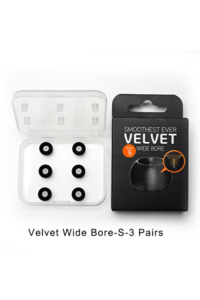 choice2 S-3 Pairs ELOIT DIVINUS Velvet Wide Bore Silicone Earphone Eartips Fo...