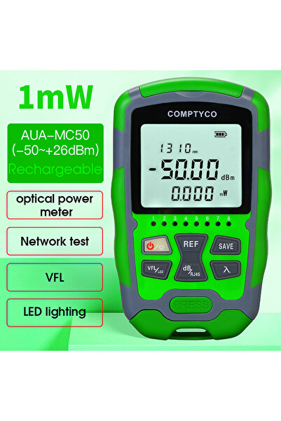 Choice3 AUA-MC50 1MW AUA-MC50 Rechargeable Mini Optical Power Meter(OPM -50~+...