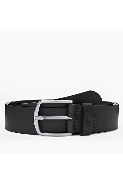 Timberland Δερμάτινη Ζώνη Bluff Point TB0A5NHS0011 ΜΑΥΡΗ