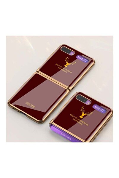 GKK Samsung Galaxy Z Flip Elk Folding Phone Case Protection Cover Red