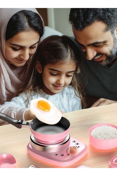 Joudiplay مجموعة مطبخ صغيرة للطهي الحقيقي - مجموعة ألعاب الشيف الصغير المتكاملة للأطفال والرضع للتعلم واللعب.