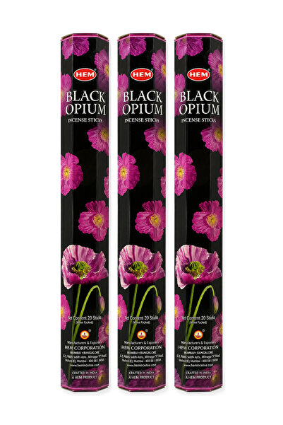 Hem Bețișoare de tămâie Opio Negro X3