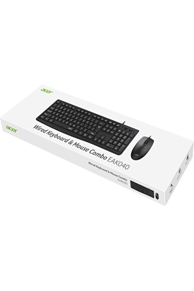 ACER Eak040 Bkl Kablolu Klavye + Mouse Set
