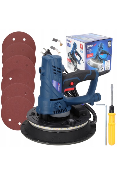 Dedra-Polonia Polizor circular compact pentru gips-carton, tencuială netedă, ...