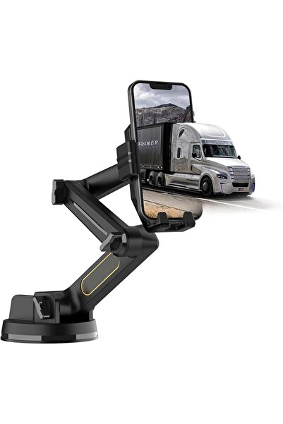 Generic Heavy-Duty Truck Phone Mount - 16.9" Long Arm Dashboard/Windshield Ho...