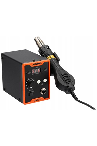 Sthor STAȚIE DE LITUARE CU AER CALD 750W 100-500 ° C DISPLAY 79371