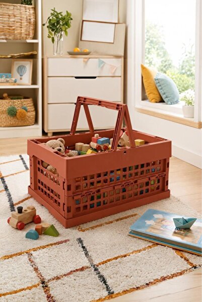 Smartware Blox Folding Box with Holes and Handle 46 Lt