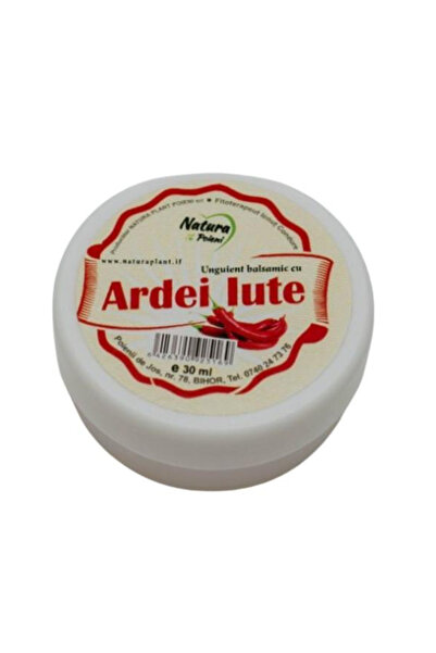 Natura Plant Unguent Balsamic cu Ardei Iute - Poieni, 30 ml