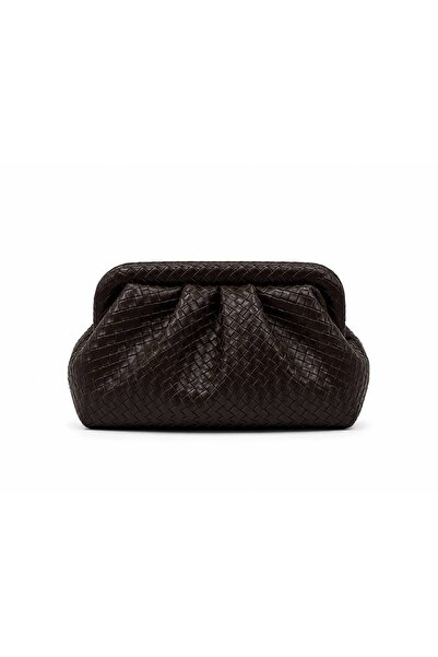 Zelvoria Örgü Dokulu Kadın Clutch El Çantası