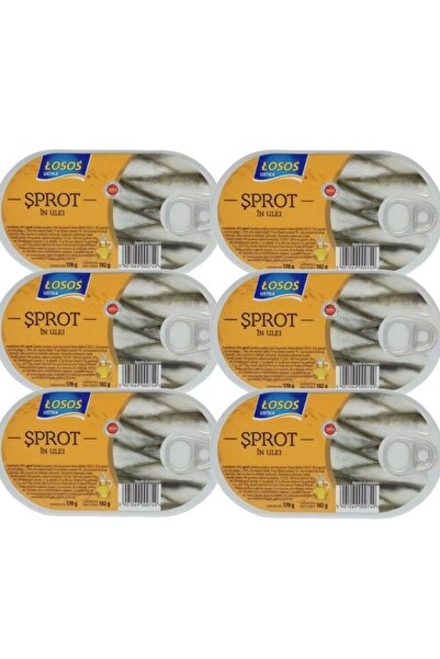 Losos Ustka Pachet 6x Losos- Sprot in ulei 170g