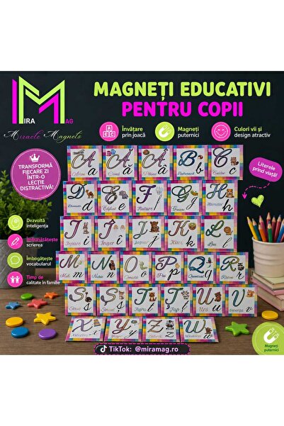 OEM Magneti Educativi cu Litere de Mana