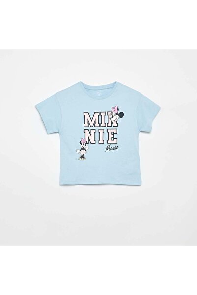 KIABI Round neck short sleeve 'Minnie' 'Disney' T-shirt BLUE