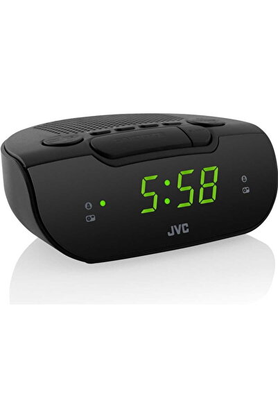 JVC Radio cu ceas cu alarmă ra-e111b FM/AM, cu afișaj LED, alimentare la rețe...