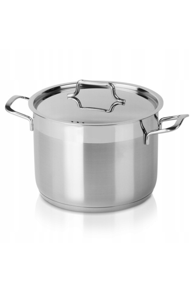 Orionis Oală ORION ANETT cu capac, din oțel inoxidabil, 20 cm, 4,6L, PREMIUM