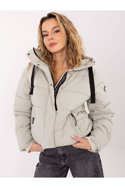 Sublevel Women's Jacket, Sublevel, Polyester, Light Gray, model D50022X44560A1NO