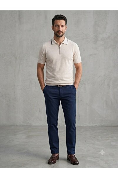 Andrea Nicolotti Men's Polo Neck Knitwear T-Shirt