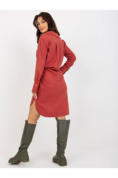 LAKERTA Rochie Dama, LAKERTA, Bumbac, Rochie asimetrica, Portocaliu, model LK...