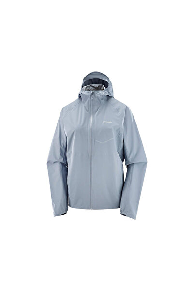 Salomon Bonatti Waterproof Jkt Women's Running Jacket Lc2770000 Gray