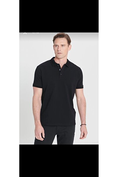 Cinar erkek giyim Men's Polo Neck T-Shirt Short Sleeve Combed Cotton Lycra