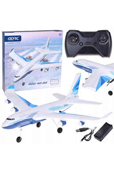Jokomisiada Avion mare de pasageri din spumă EPP cu LED și încărcare USB RC0722