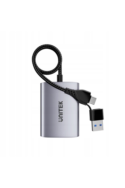 Unitek Adaptor Distribuitor USB 3.0 / USB-C - 2 x HDMI Full HD MST