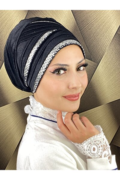 MY UKİYO STORE TESETTÜR ABİYE BONCUKLU TAŞLI BONEŞAL