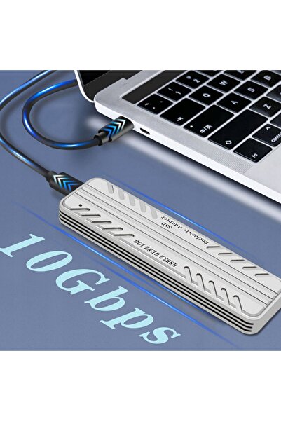 NO BRAND Carcasă adaptor SSD M.2 NVMe PCIe USB 3.2 Gen 2 cu buzunar
