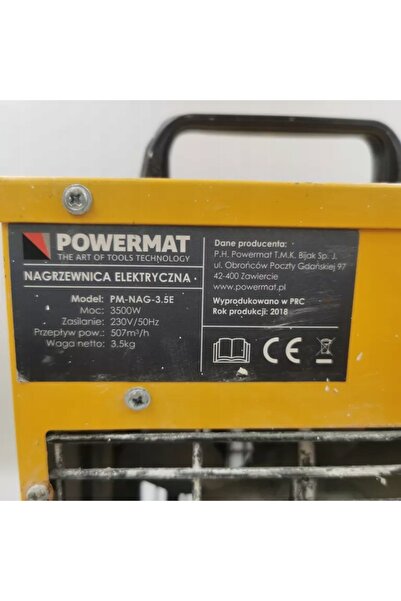 Powermat Încălzitor electric 3500 W Grzejnik Piecyk PM
