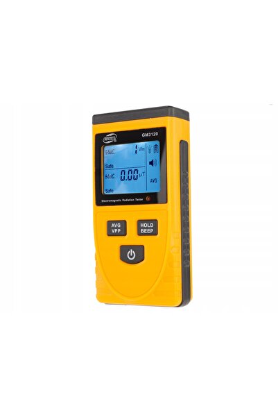 Benetech Tester de poliță electromagnetică și radiații, 100uT, cu alarmă LCD