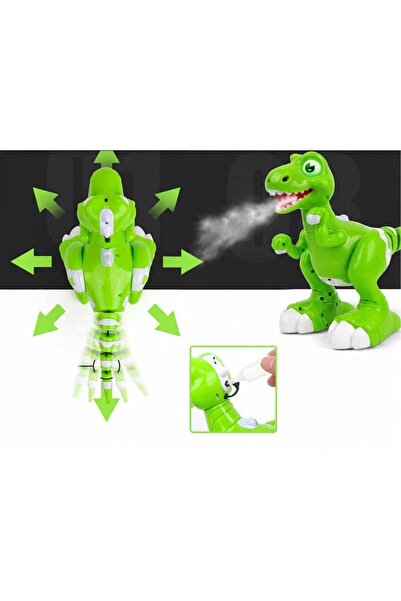 Jokomisiada Dinozaur telecomandat care dansează și scuipă foc RC0502