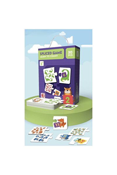 PlayFun Educational puzzle 3 in 1, Association game, colors, numbers