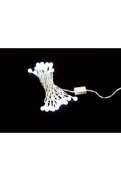 OEM Light garland with white spheres 30 LED cold light WELL